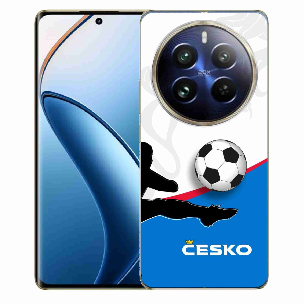 Gélový kryt mmCase na Realme 12 Pro 5G/12 Pro+ 5G - futbal Česko 3