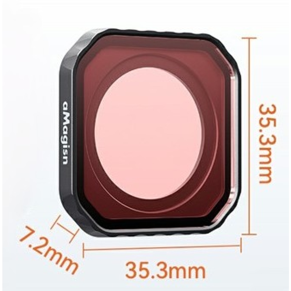 AMAGISN svetlo červený potápačský filter pre Insta360 Ace Pro 2