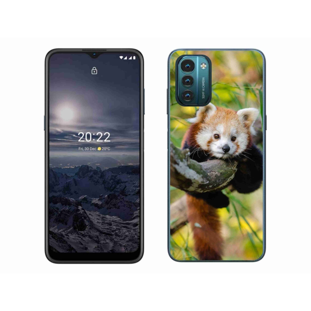 Gélový kryt mmCase na Nokia G11/G21 - panda červená