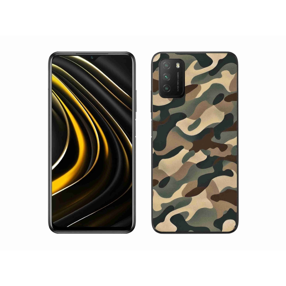 Gélový kryt mmCase na Xiaomi Poco M3 - maskáčový vzor 11