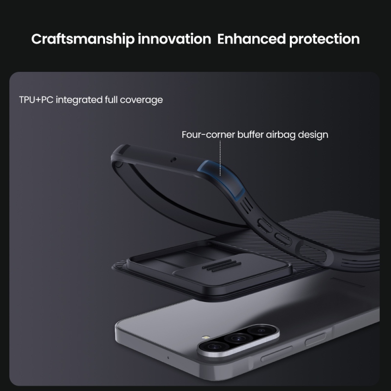 Nillkin CamShield PRO Zadný Kryt pre Samsung Galaxy A26 5G Dark Green