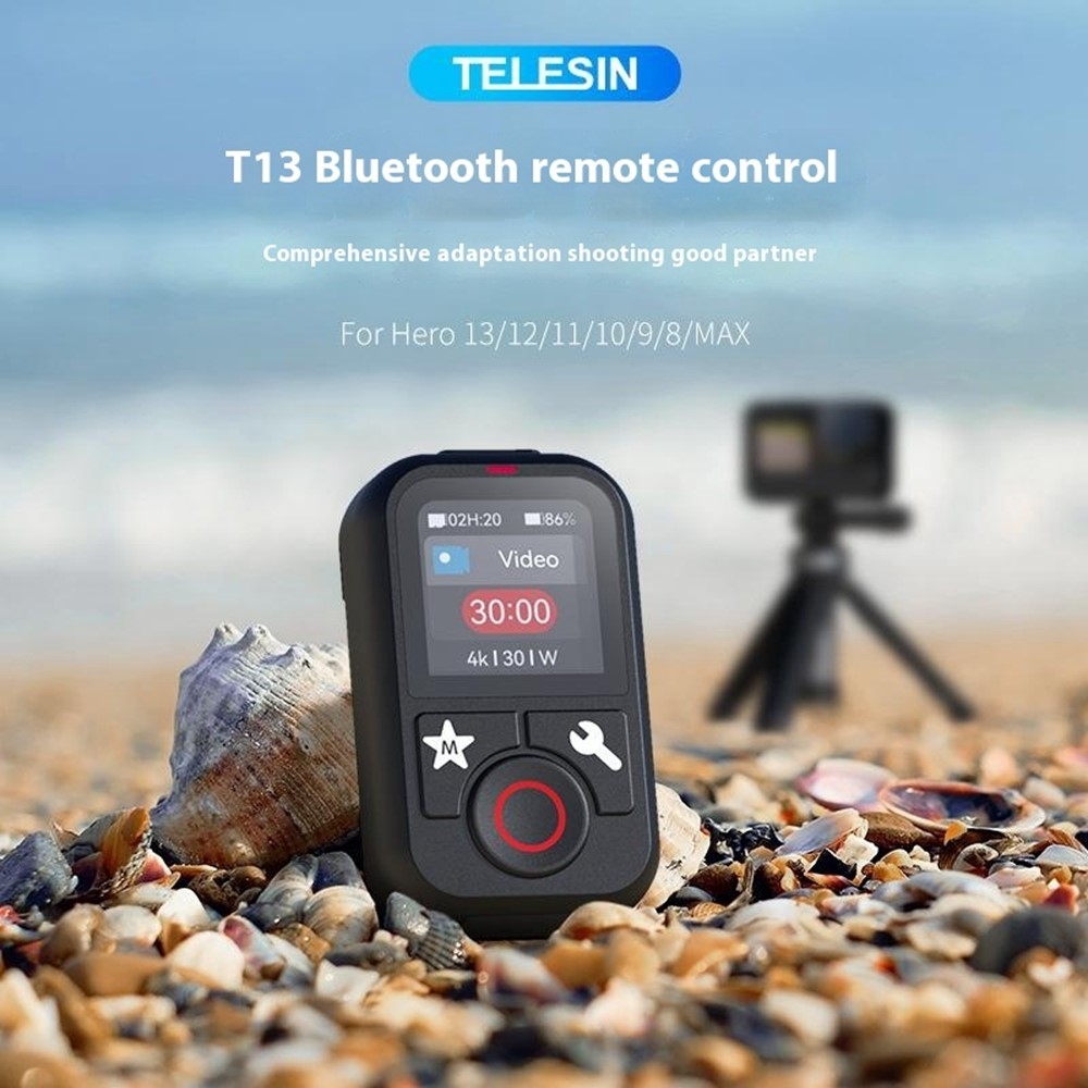 TELESIN Bluetooth diaľkový ovládač pre GoPro Hero 13/12/11/10/9/8 a GoPro Max