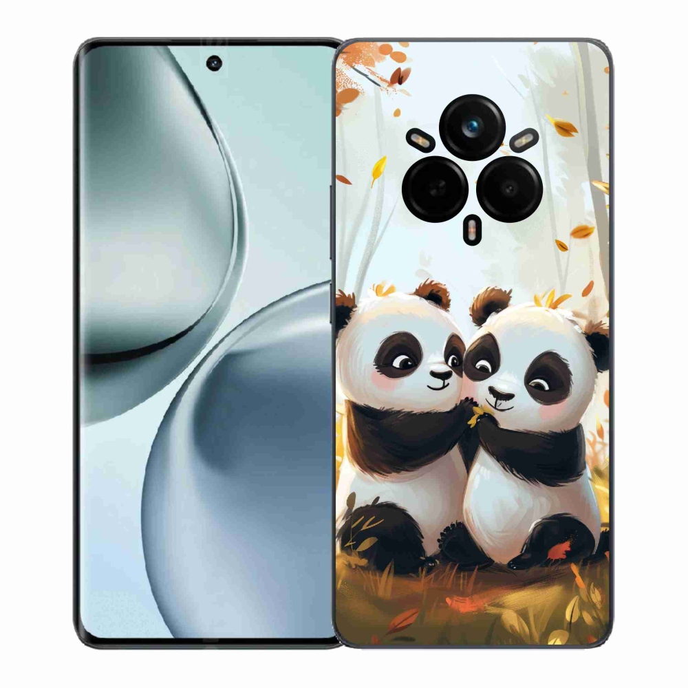 Gélový kryt mmCase na Realme 14 Pro+ 5G - pandy