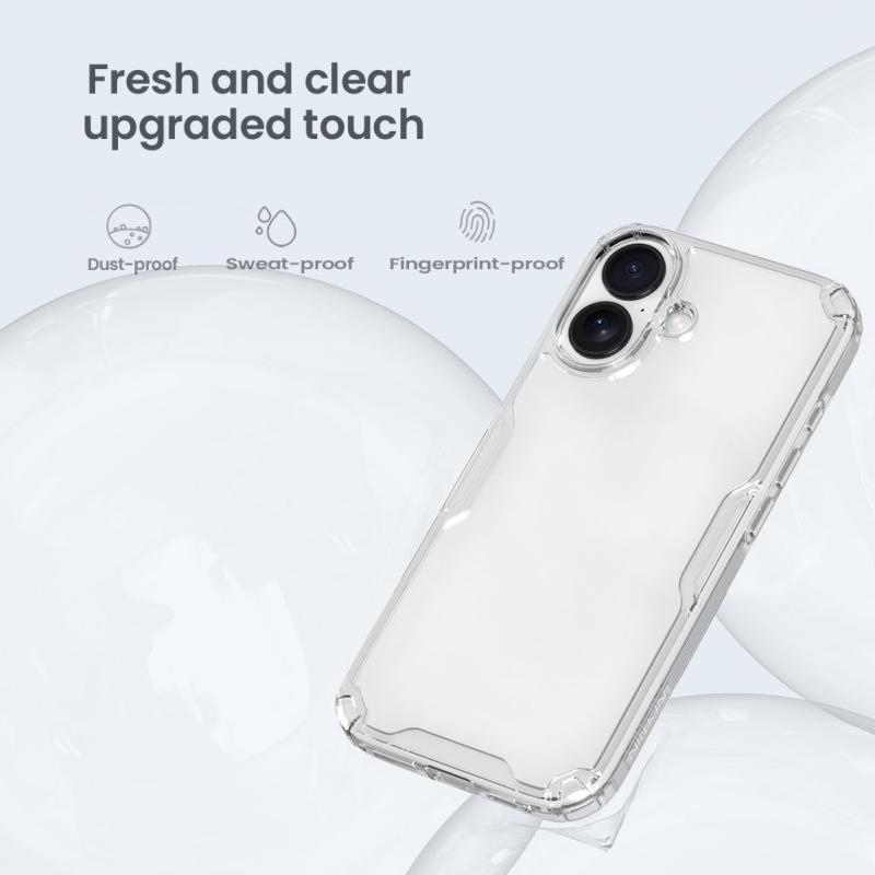 Nillkin Nature TPU PRO kryt pre Apple iPhone 17 Transparentný