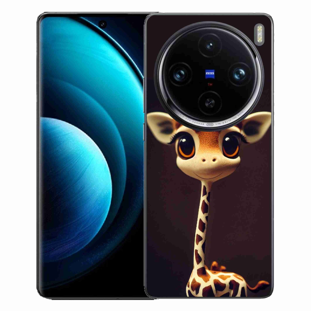 Gélový kryt mmCase na Vivo X100 Pro 5G - malá žirafa