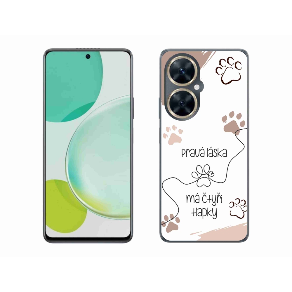 Gélový kryt mmCase na Huawei Nova 11i - psí motív 1 biele pozadie