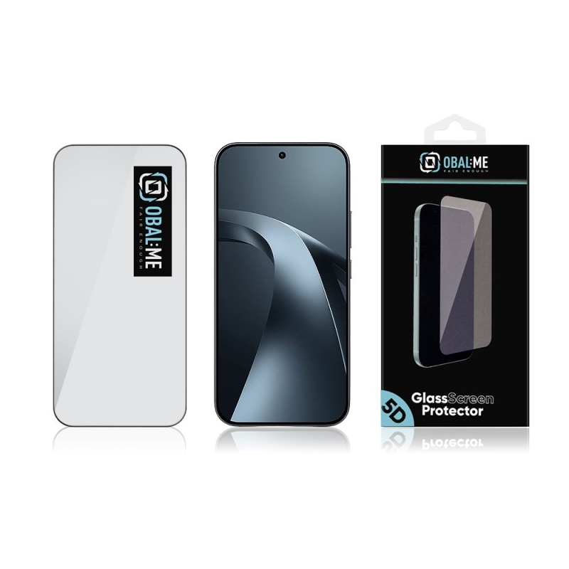 OBAL:ME 5D tvrdené sklo pre Xiaomi 17T, čierne