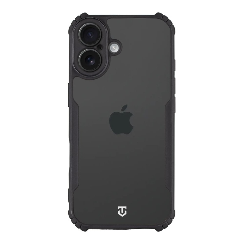 Kryt Tactical Quantum Stealth pre Apple iPhone 17 Priehľadný/čierny