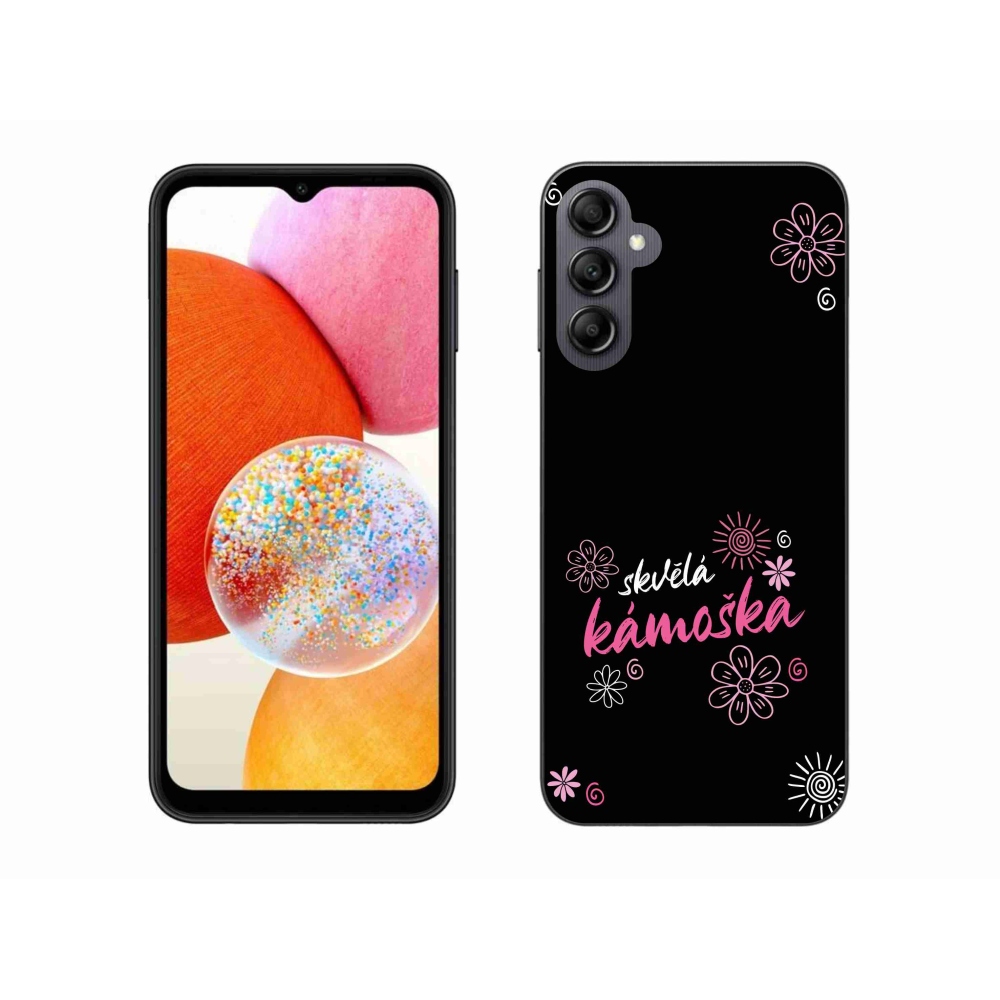 Gélový kryt mmCase na Samsung Galaxy A14 4G/5G - skvelá kamoška čierne pozadie
