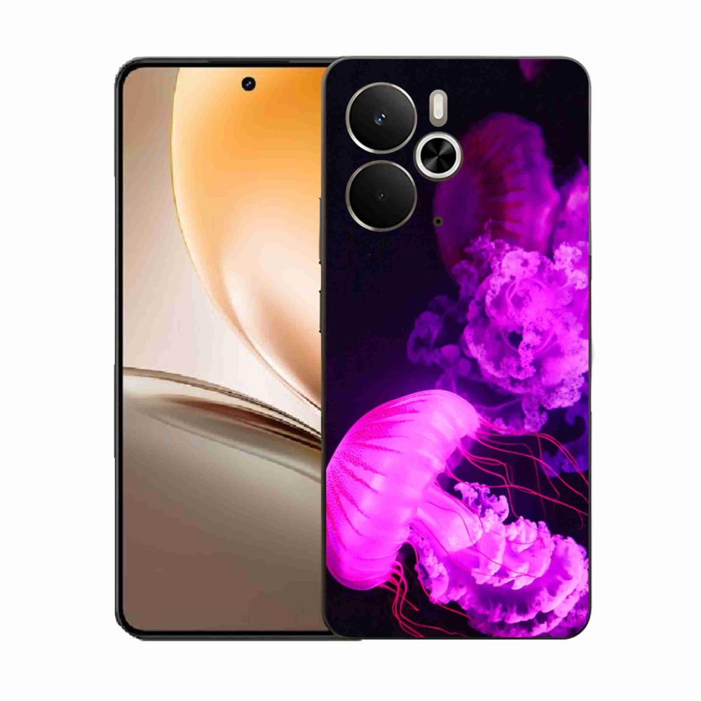 Gélový kryt mmCase na Realme 14 5G - medúza 1