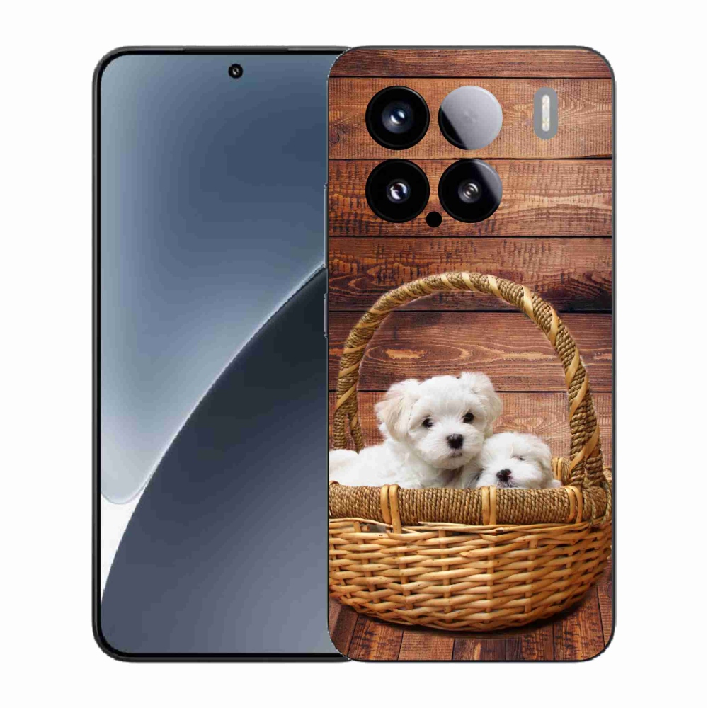 Gélový kryt mmCase na Xiaomi 15 - šteniatka