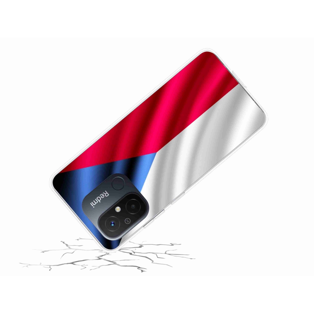 Gélový kryt mmCase na mobil Xiaomi Redmi 12C - česká vlajka