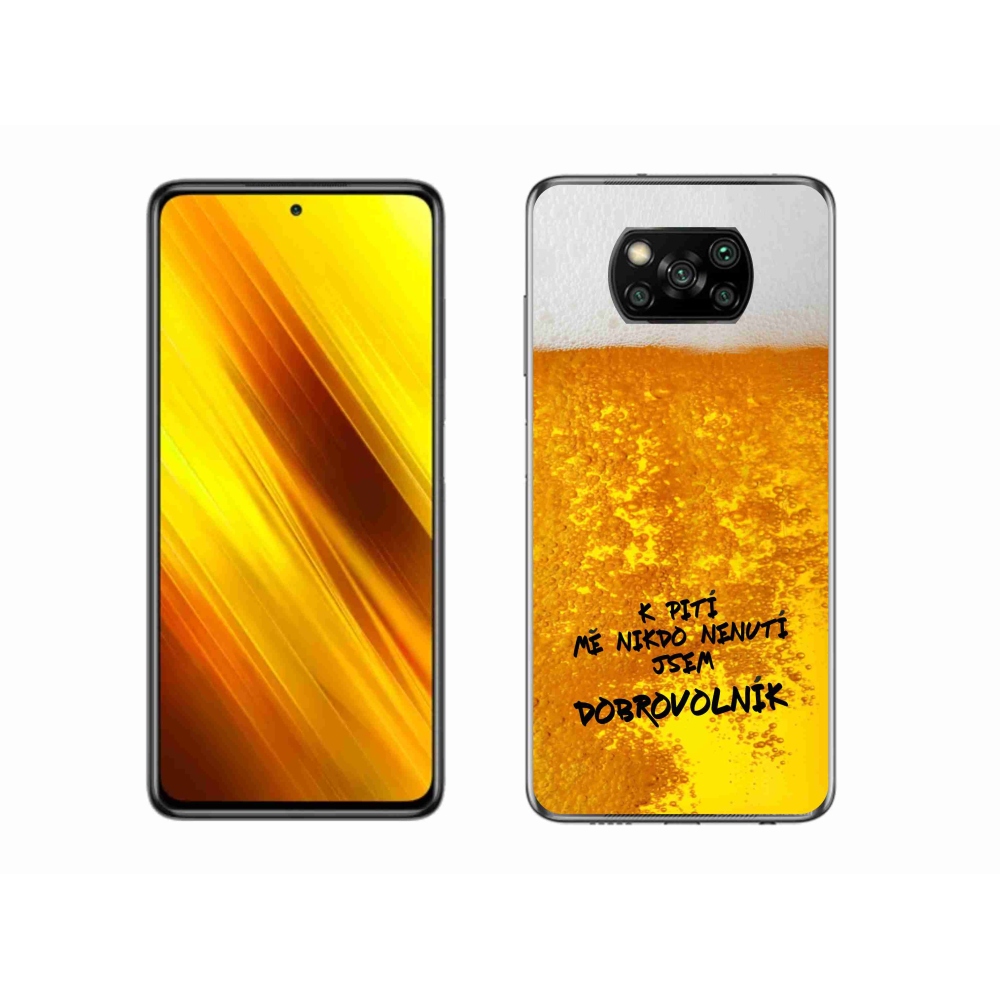 Gélový kryt mmCase na Xiaomi Poco X3 Pro - pivný motív 4