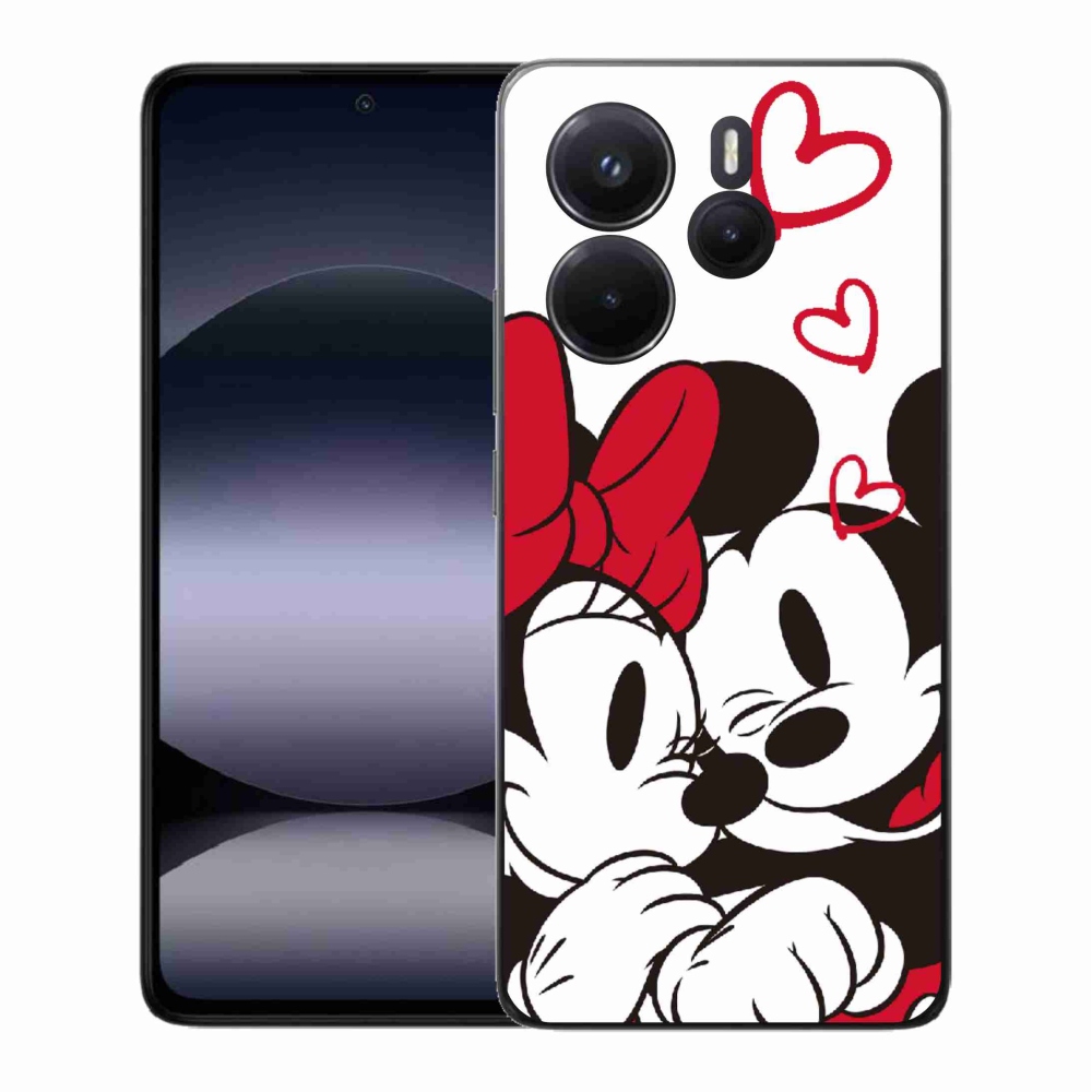 Gélový kryt mmCase na Xiaomi Redmi Note 14 - minnie a mickey