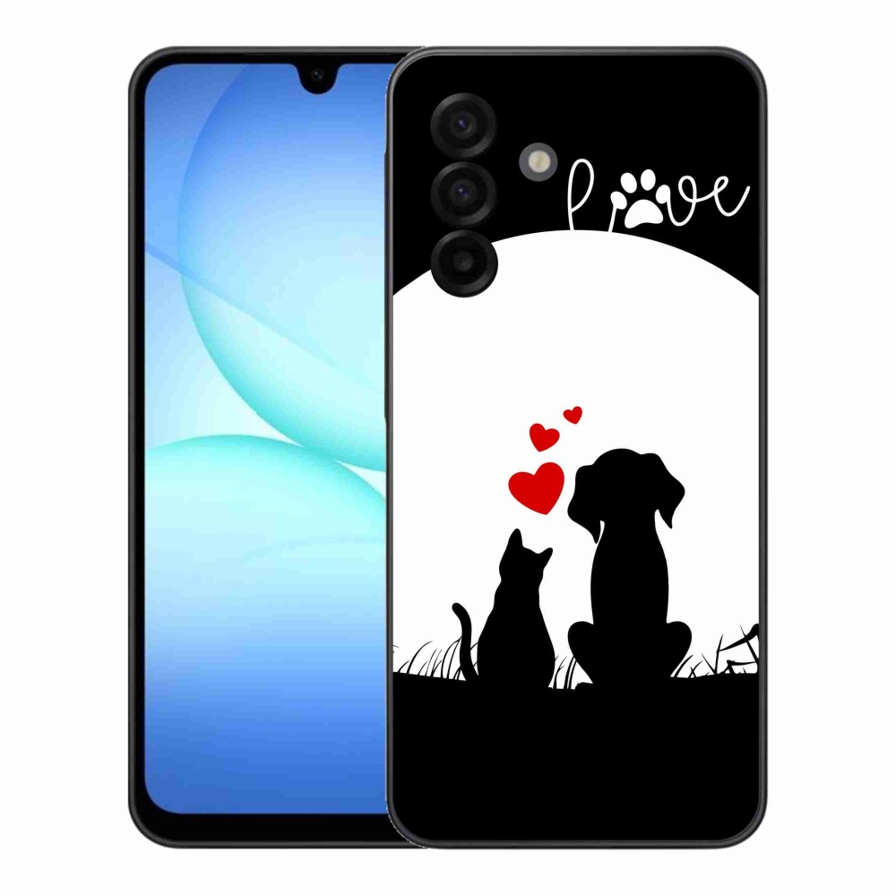 Gélový kryt mmCase na Samsung Galaxy A17 4G/5G - zvieracia láska