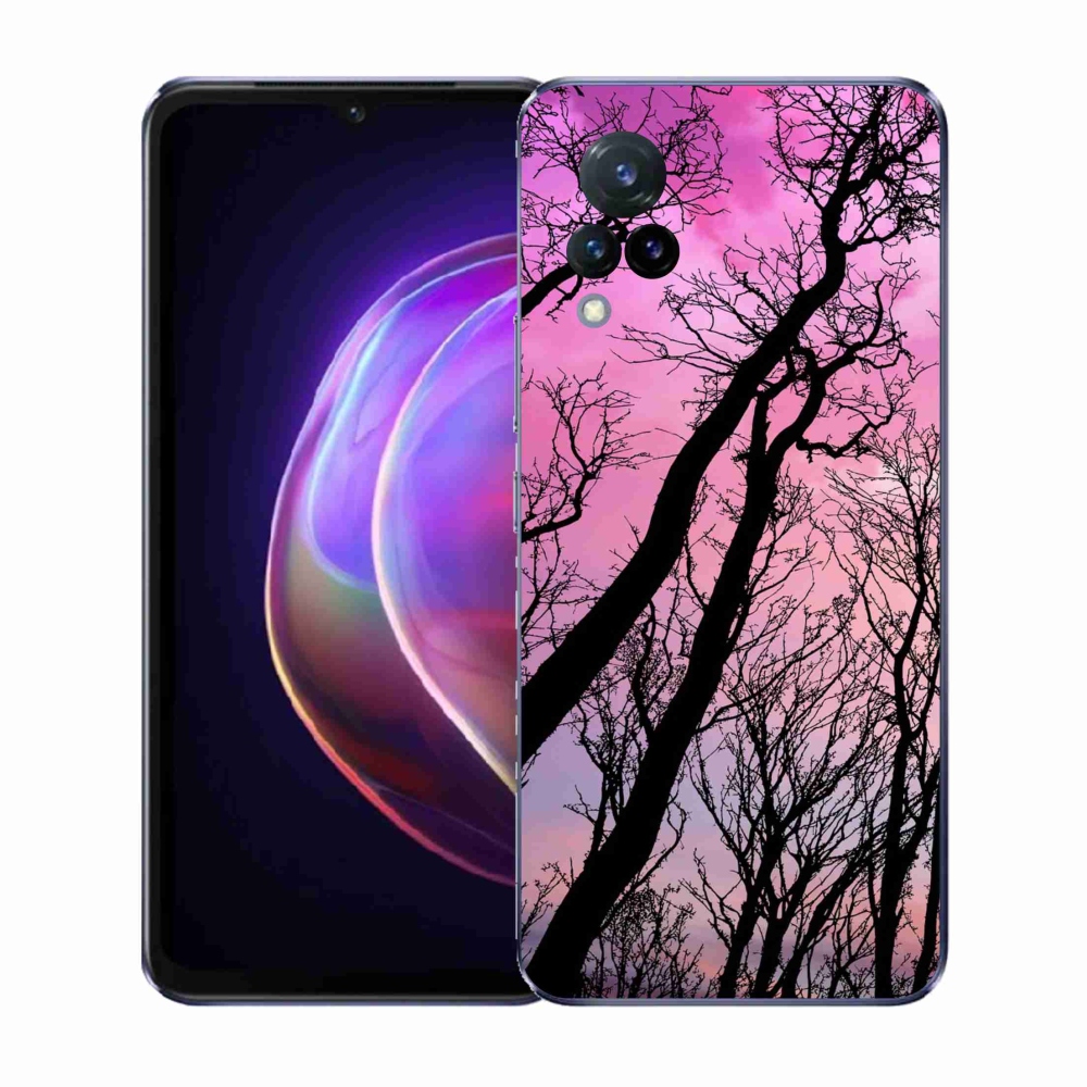 Gélový kryt mmCase na Vivo V21 4G/5G - opadané stromy