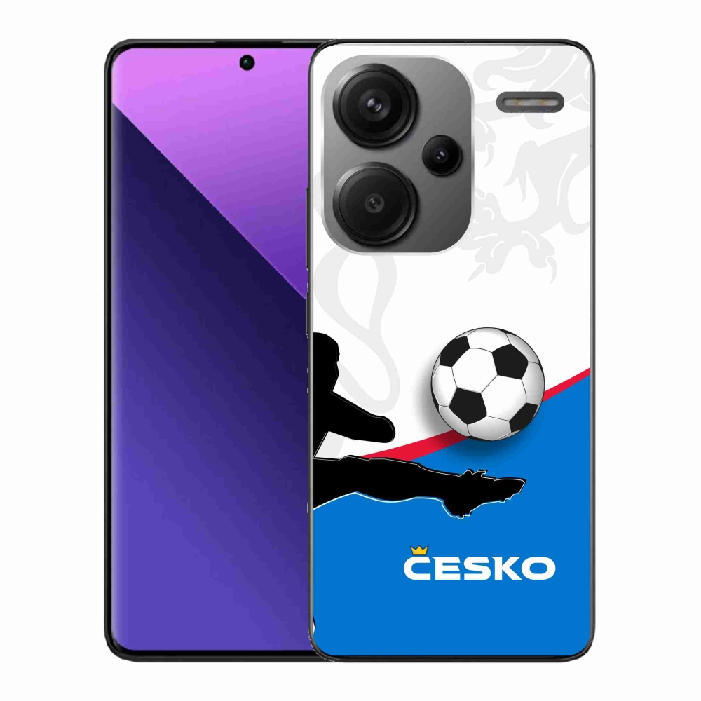 Gélový kryt mmCase na Xiaomi Redmi Note 13 Pro+ 5G - futbal Česko 3