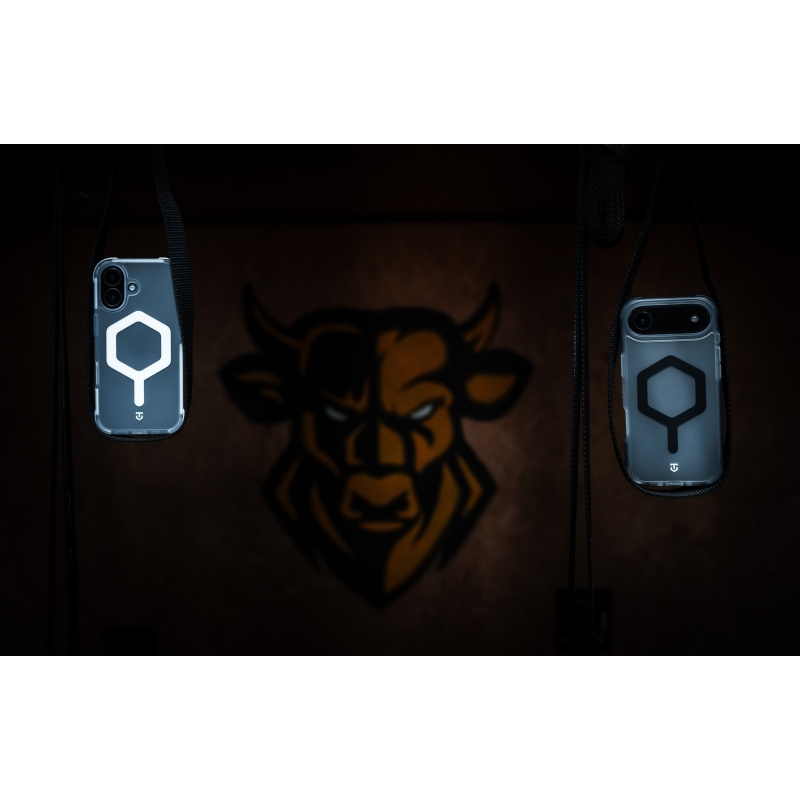 Taktický kryt MagForce Hexagon pre Apple iPhone 16 Pro T-Black