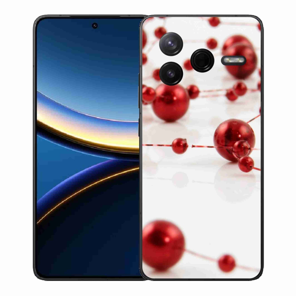 Gélový kryt mmCase na Xiaomi Poco F7 Pro - vianočná reťaz