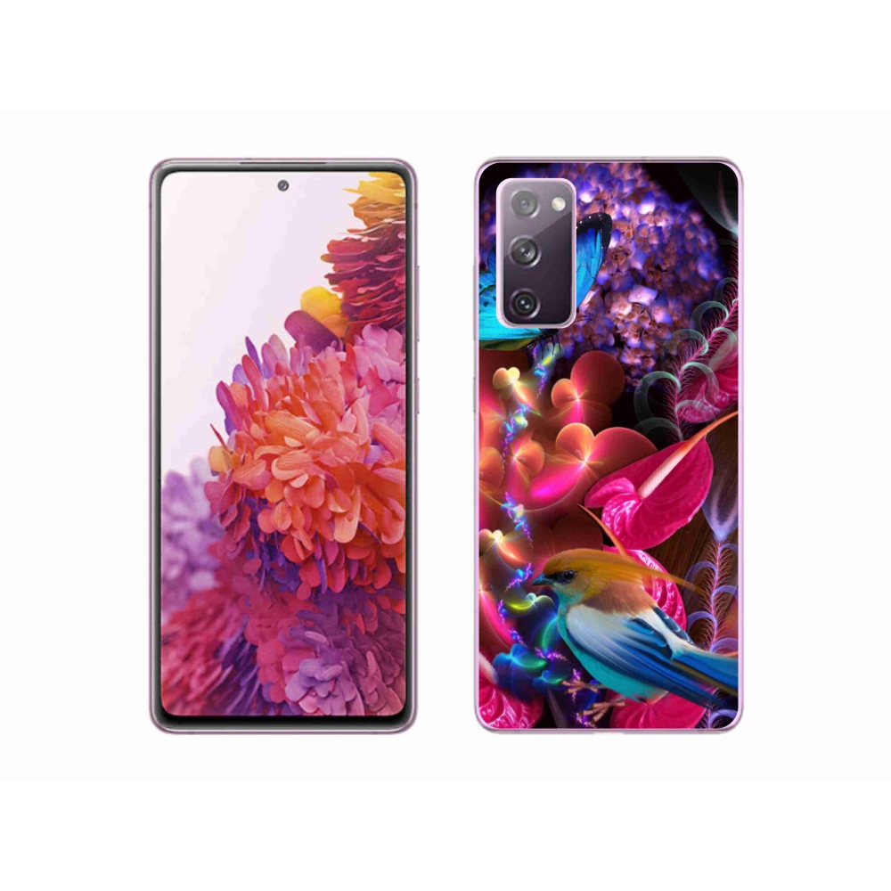 Gélový kryt mmCase na Samsung Galaxy S20 FE - farebné kvety