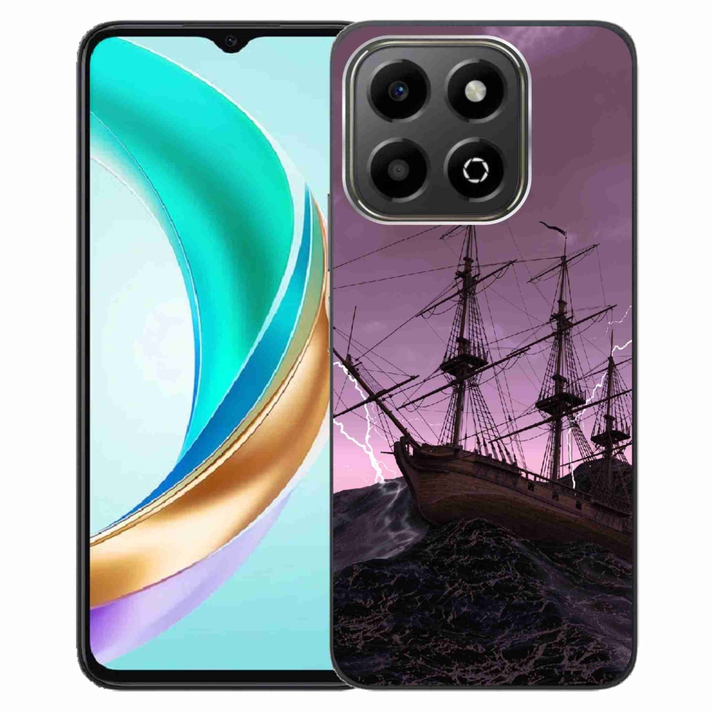 Gélový kryt mmCase na Honor X6b - loď v búrke