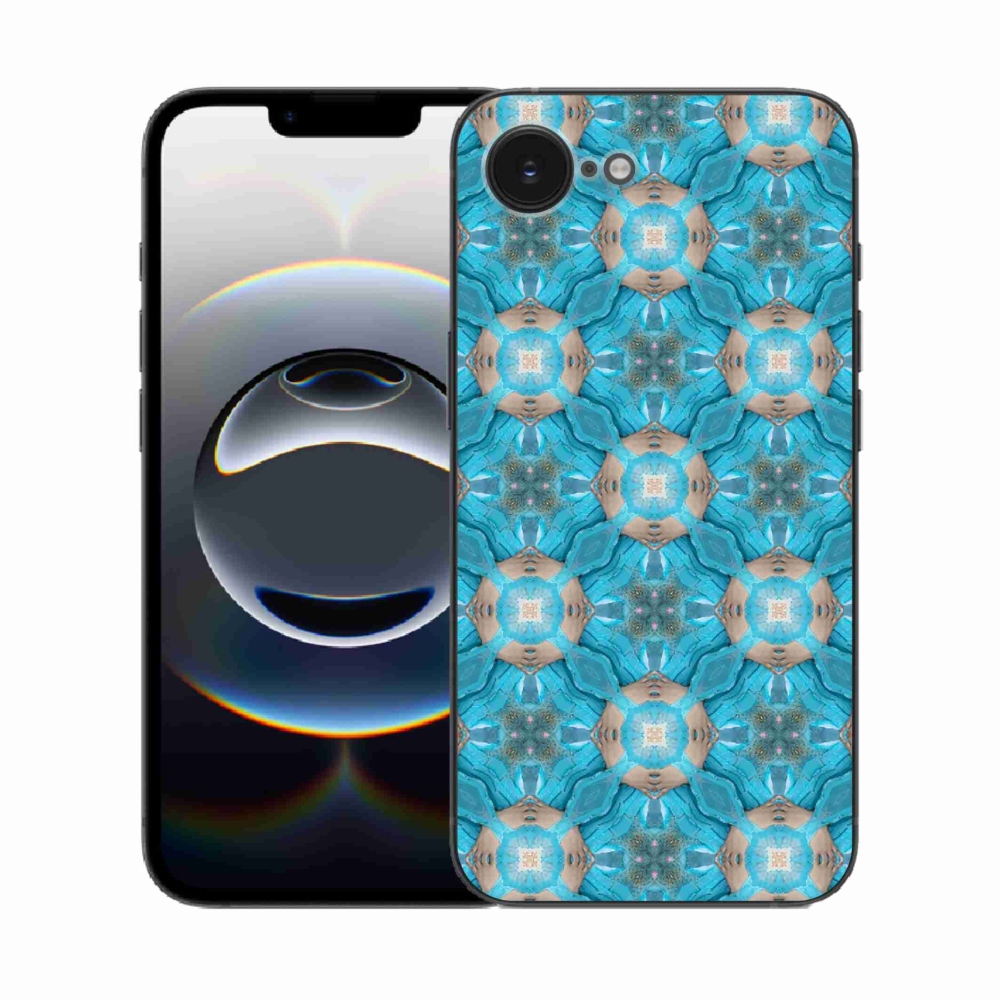Gélový kryt mmCase na iPhone 16e - abstraktný motív 12