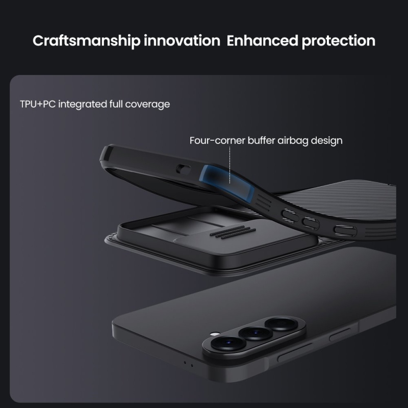 Nillkin CamShield PRO Magnetický zadný kryt pre Samsung Galaxy A57 Black