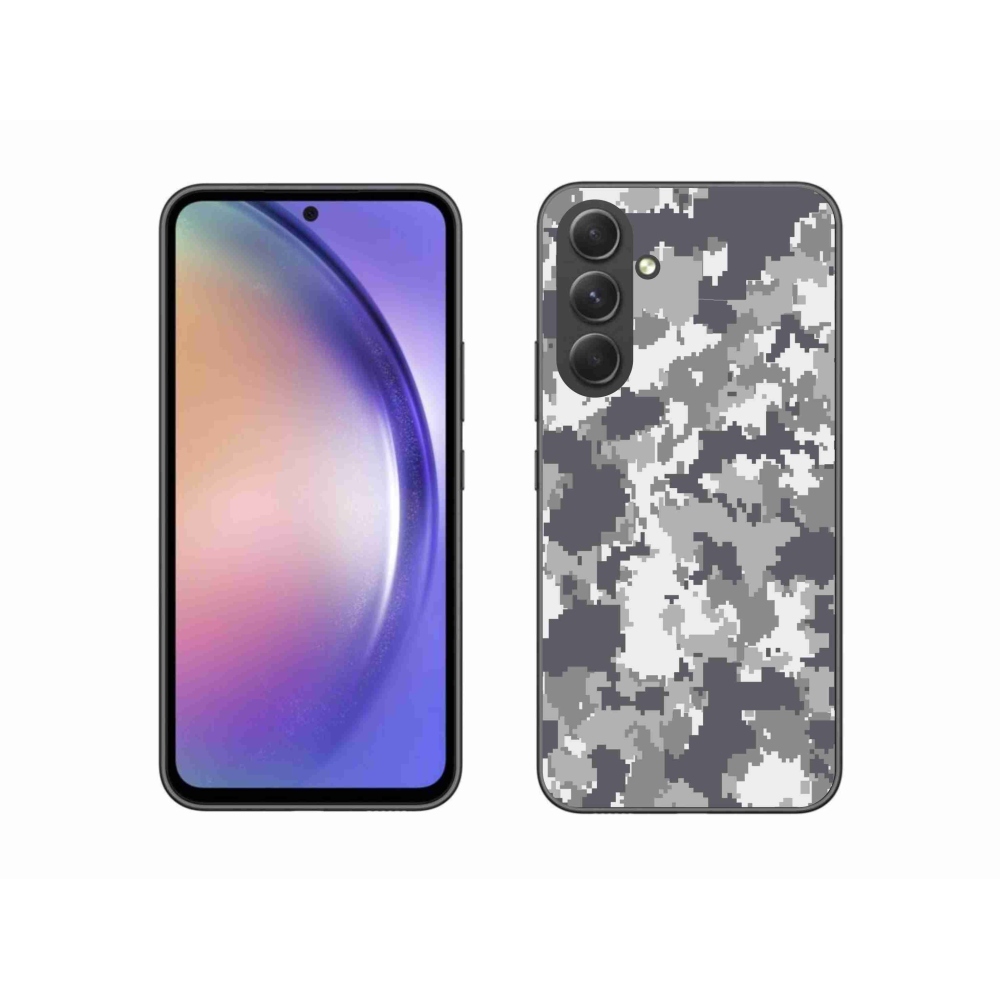 Gélový kryt mmCase na Samsung Galaxy A54 5G - maskáčový vzor 2