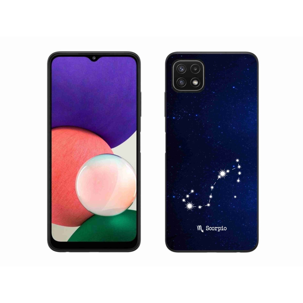 Gélový kryt mmCase na Samsung Galaxy A22 5G - súhvezdie Škorpióna
