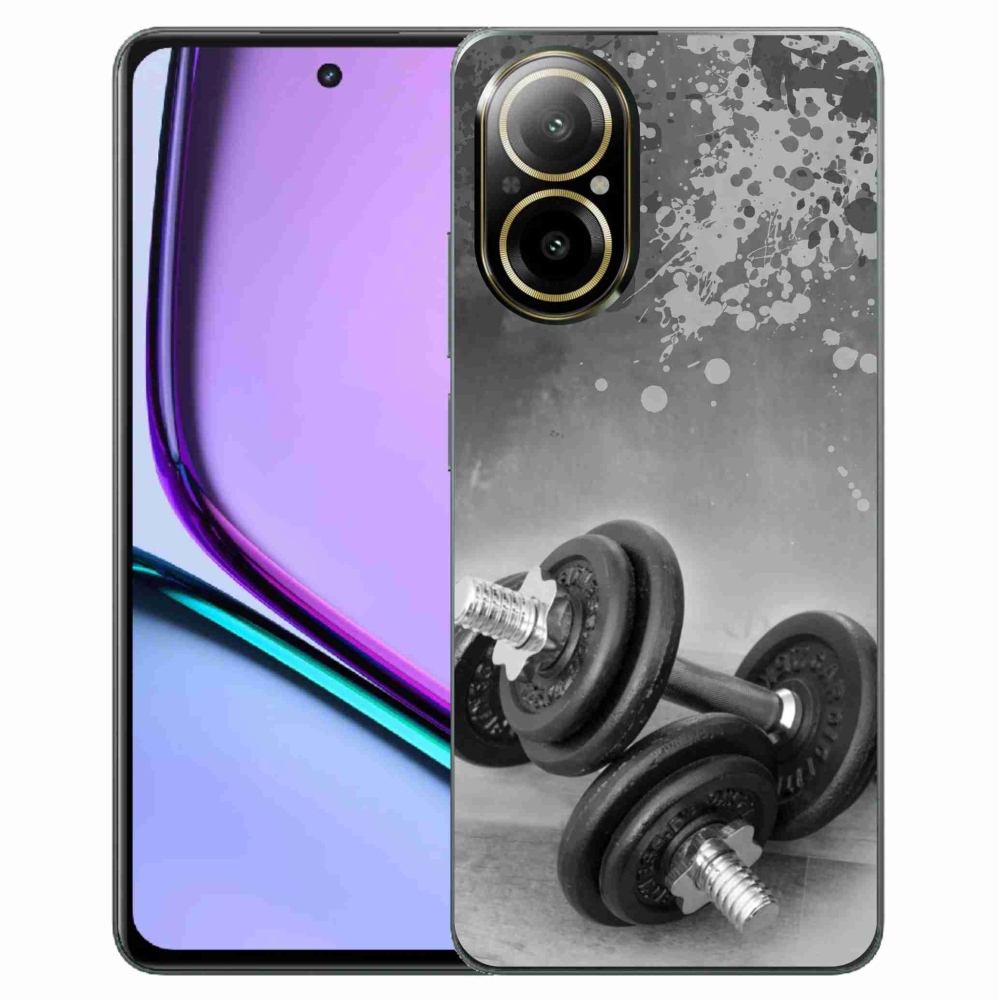 Gélový kryt mmCase na Realme C67 - činky 1