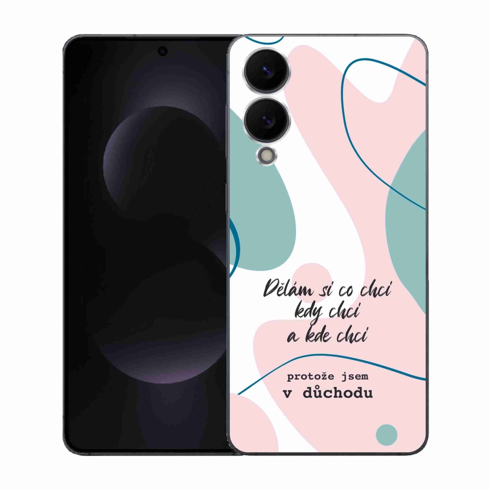 Gélový kryt mmCase na Samsung Galaxy S25 Edge - vtipný text 10 biele pozadie