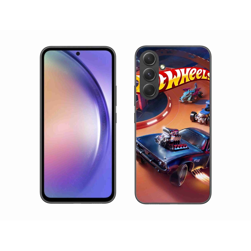 Gélový kryt mmCase na Samsung Galaxy A54 5G - hot wheels