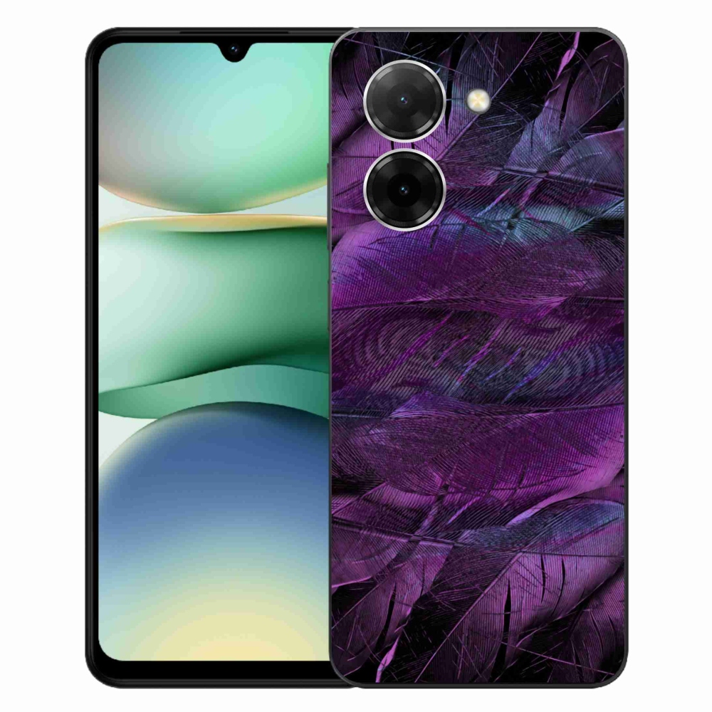 Gélový kryt mmCase na Xiaomi Redmi A5 (171.7x77.8x8.3mm) - fialové pierka