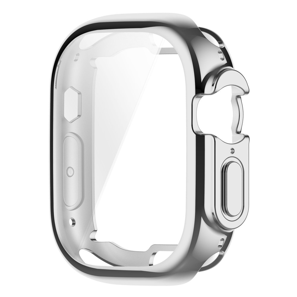Soft nasadzovacie gélové ochranné púzdro pre Apple Watch Ultra/Ultra 2 49 mm - strieborné