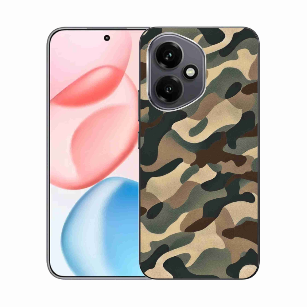 Gélový kryt mmCase na Honor 400 - maskáčový vzor 11