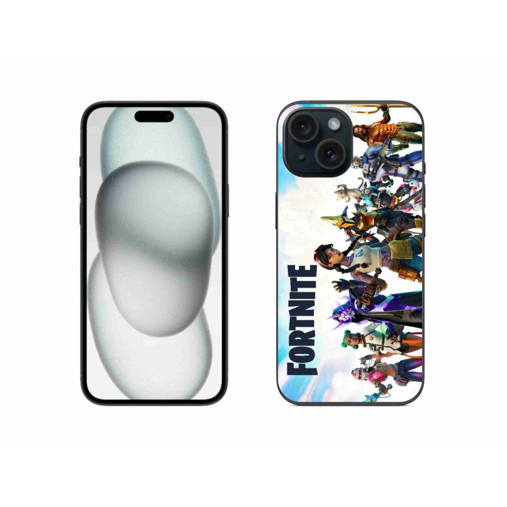 Gélový kryt mmCase na iPhone 15 - fortnite