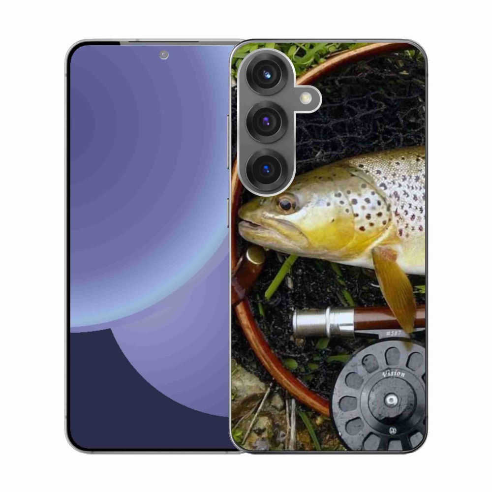 Gélový kryt mmCase na Samsung Galaxy S25 - pstruh 2