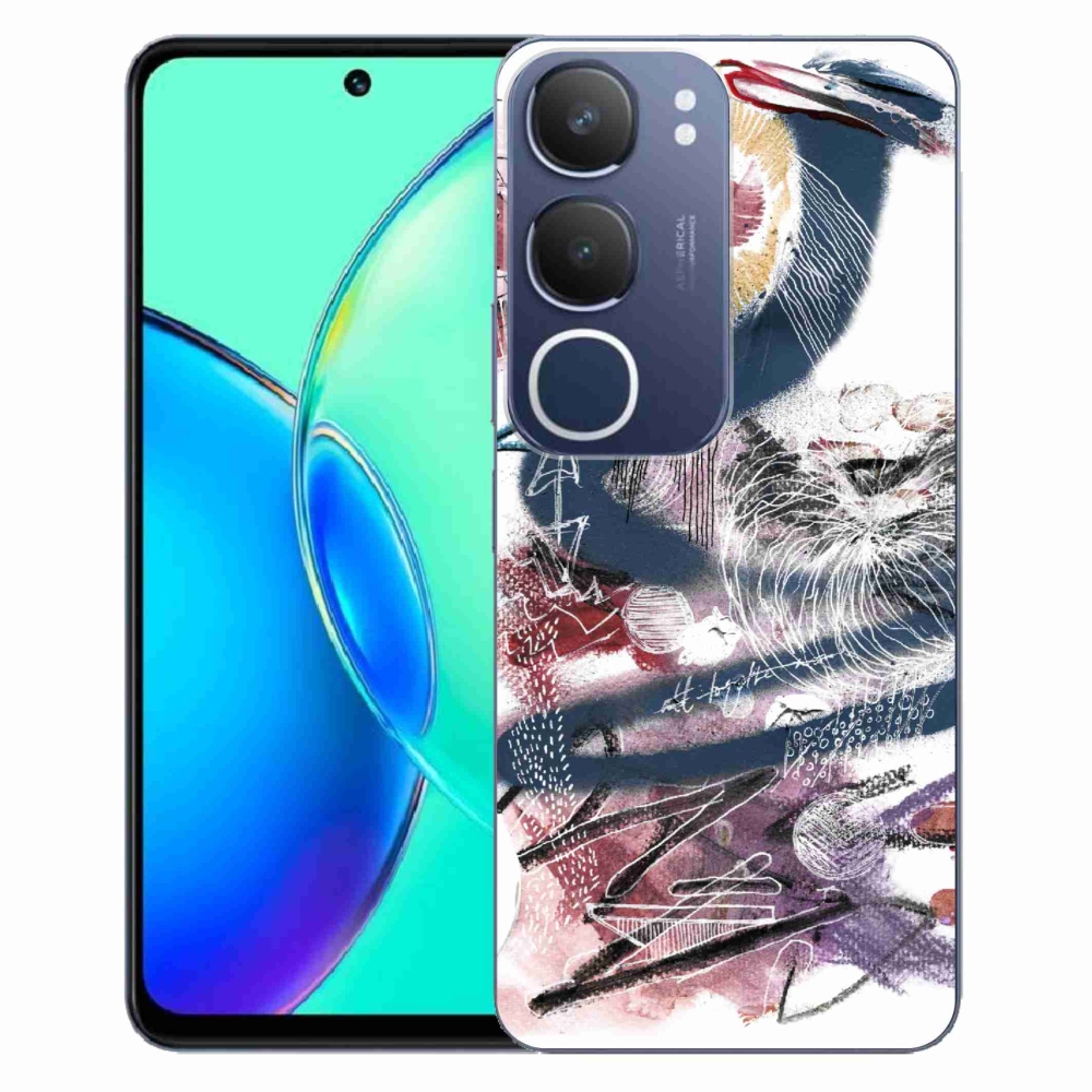 Gélový kryt mmCase na Vivo Y19s - abstraktný motív 28