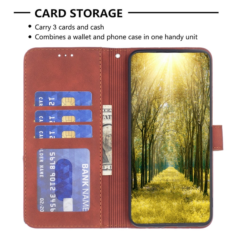 COLOR BNF knižkové puzdro na Realme 14 5G - hnedé