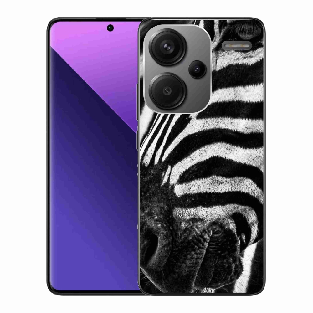 Gélový kryt mmCase na Xiaomi Redmi Note 13 Pro+ 5G - zebra