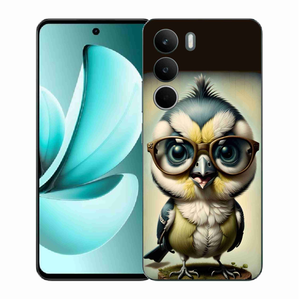 Gélový kryt mmCase na Realme C71 - mláďa s okuliarmi
