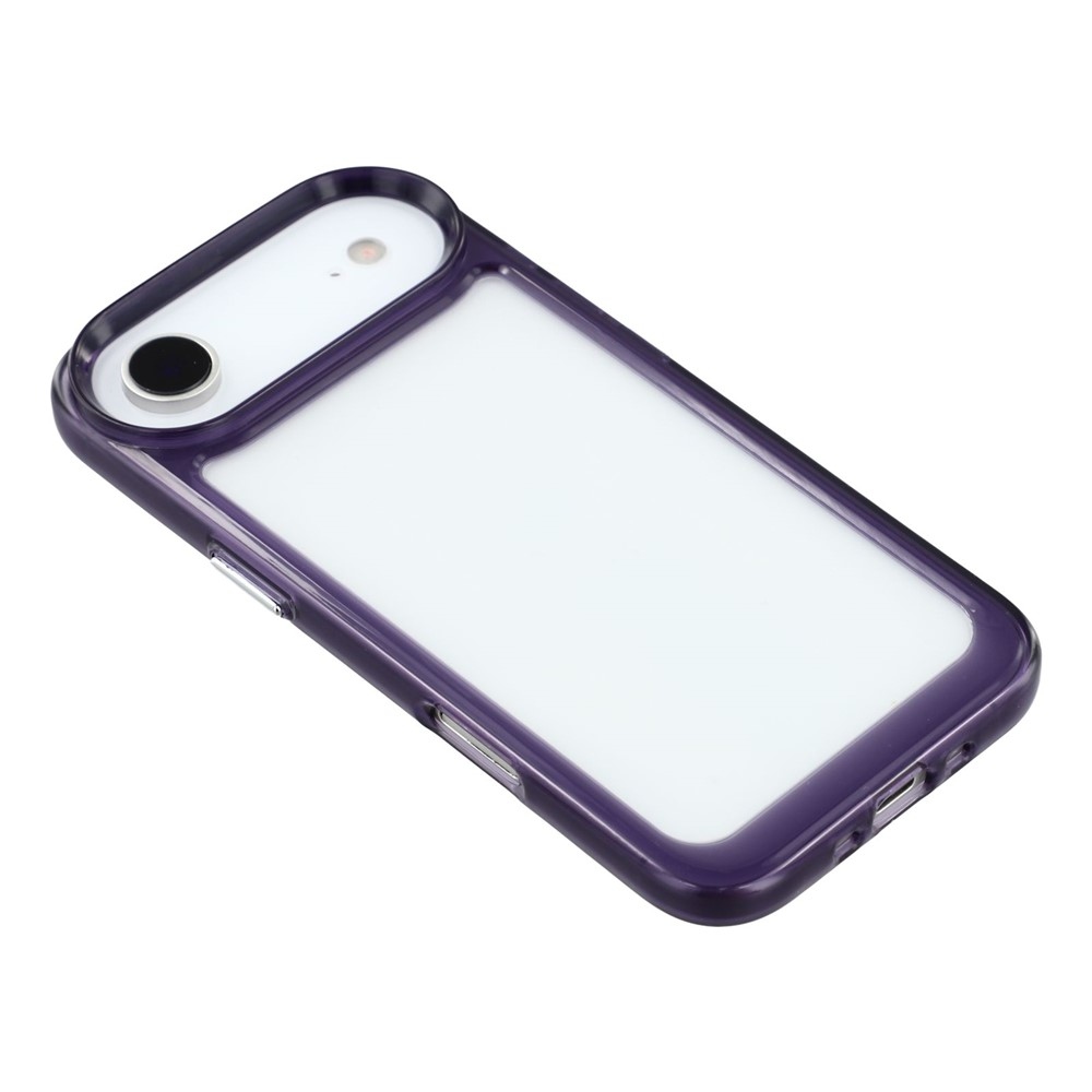 Gélový obal s pevným chrbtom na iPhone 17 Air - fialový