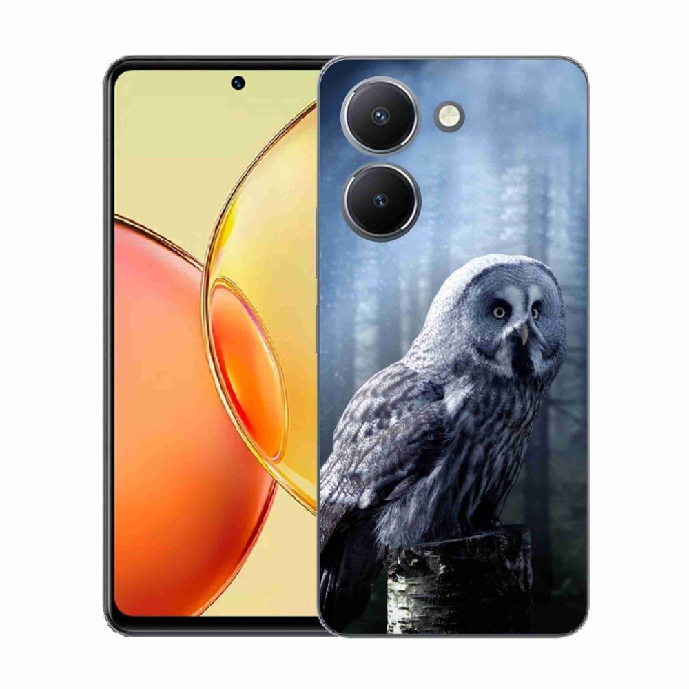 Gélový kryt mmCase na Vivo Y36 - sova