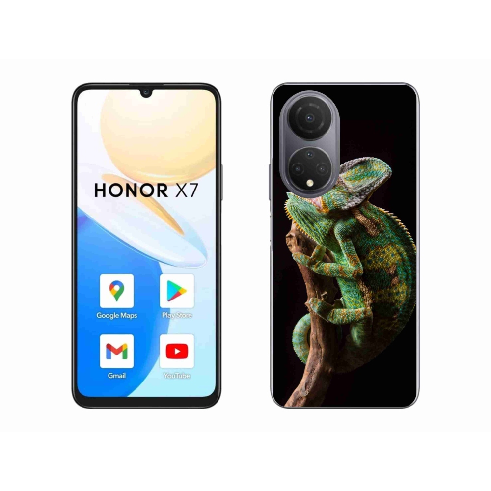 Gélový kryt mmCase na Honor X7 - chameleón