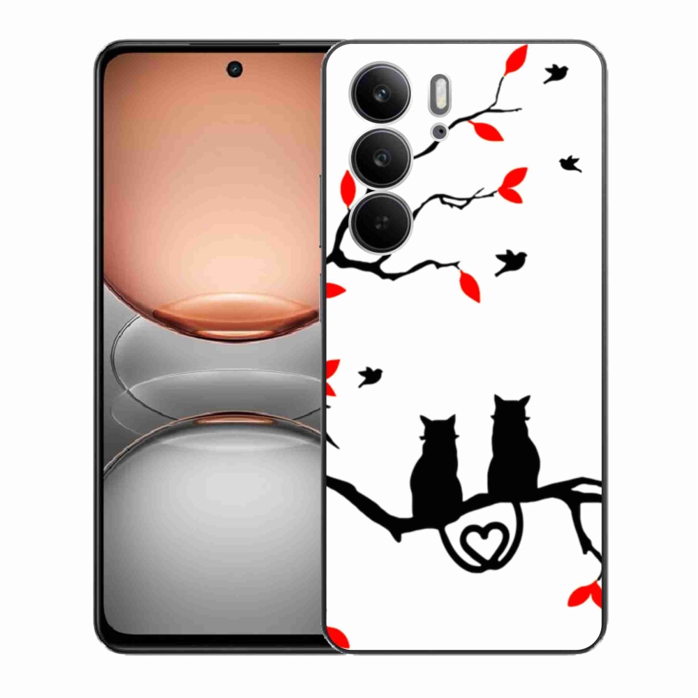 Gélový kryt mmCase na Realme C75 - mačacia láska