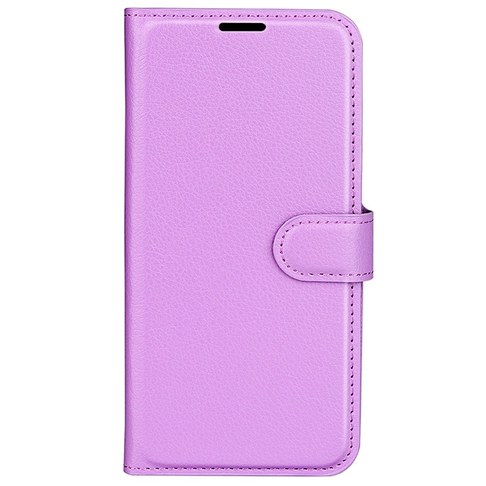 Litchi knižkové púzdro na Motorola Moto G85 5G - fialové