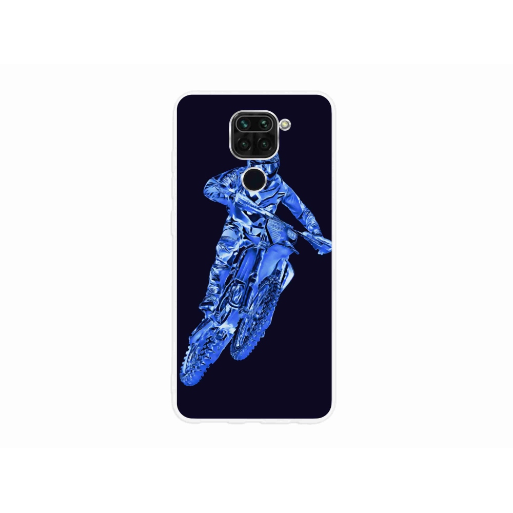 Gelový kryt mmCase na Xiaomi Redmi Note 9 - motocross 1