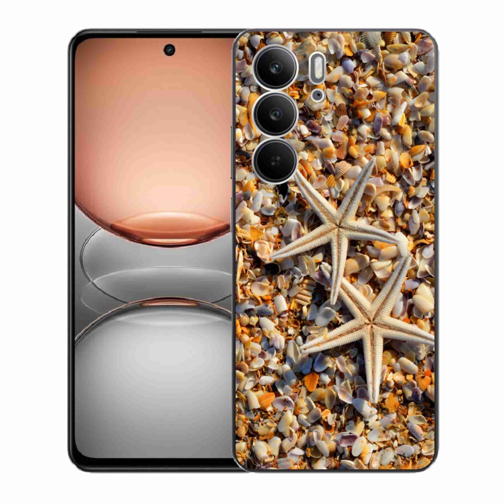 Gélový kryt mmCase na Realme C75 - morské hviezdice