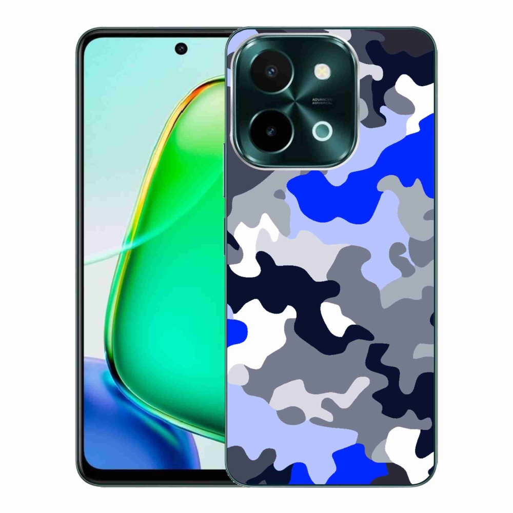 Gélový kryt mmCase na Vivo Y28 - maskáčový vzor 8