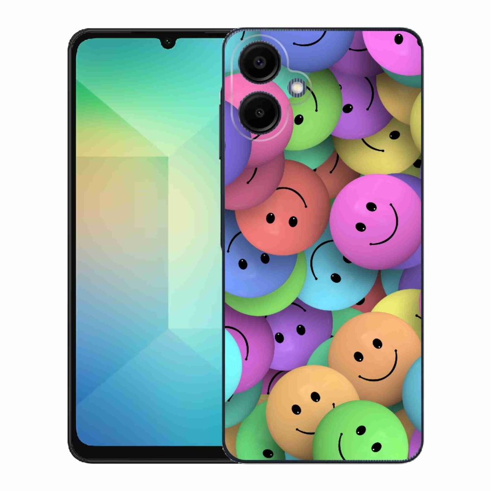 Gélový kryt mmCase na Samsung Galaxy A06 4G - farební smajlíci